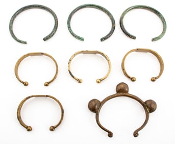 African Metal Bracelets, 8