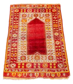 Turkish Prayer Rug, 5' 11" x 4' 1"