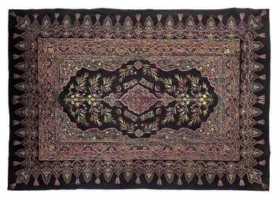 Turkish Flat Stitched Tapestry, 8' 9" x 6' 1"