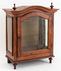 Victorian Oak Wood Clock Case