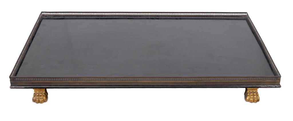 Large Ebonized Galleried Tray (1 of 5)
