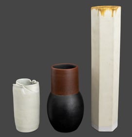 Signed, Etc. Art Pottery Vases, 3