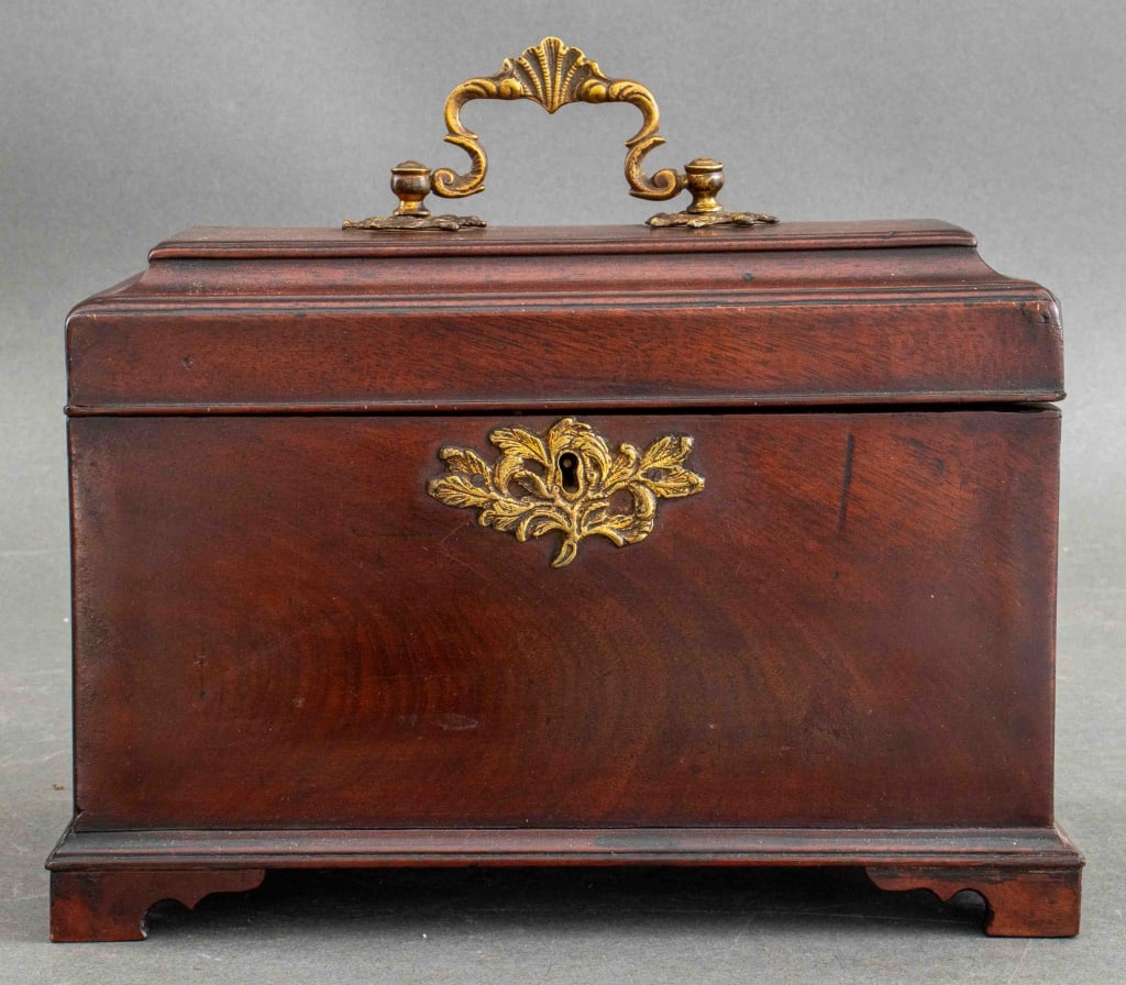 Victorian Mahogany Tea Caddy, 1860s (1 of 7)