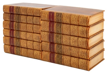 John Lothrop Motley Leather Bound Books, 11 Vols.