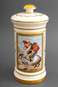 Sevres Porcelain Covered Jar, 19th C.
