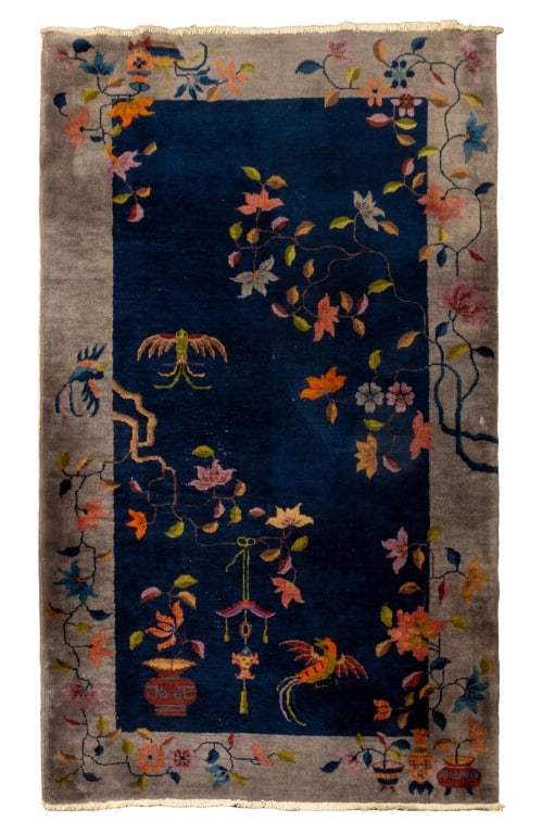 Chinese Nichols Art Deco Rug, 6' 9" x 4' (1 of 8)