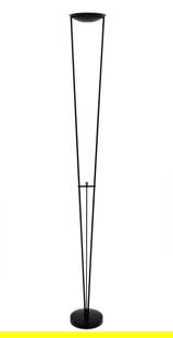 Leonardo Marelli for Estiluz P-1122 Floor Lamp: Leonardo Marelli for Estiluz P-1122 Floor Lamp, 1970s, patinated finish, with turn dimmer, marked "Estiluz" to underside. 72.75" H x 8.25" Diameter. Provenance: From a New York City Collection. Keywor