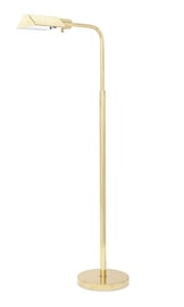 J. Mendizabal Brass Swing-Arm Reading Lamp