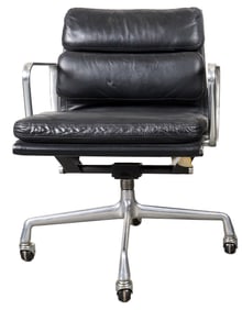 Eames x Herman Miller Leather Soft Pad Desk Chair