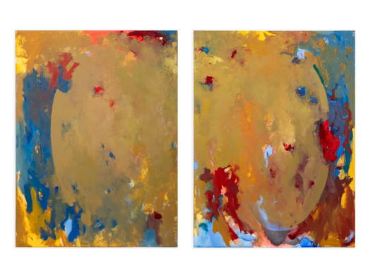 Abstract Expressionist Canvas