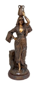 Gaston Leroux "Rebecca" Patinated Bronze