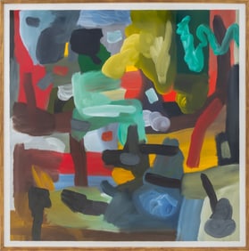 Luke Gray "Recording #8" Acrylic on Paper, 1996
