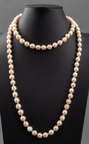 Chanel Faux Pearl Strand Necklace, 1981