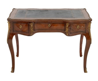 Louis XV Style Gilt Metal Mounted Bureau Plat