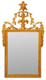 Neoclassical Style Giltwood Beveled Glass Mirror