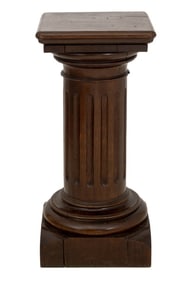 Victorian Oak Pedestal
