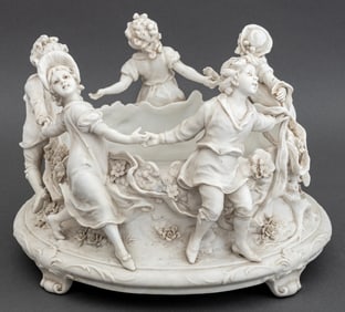 Karl Ens Volkstedt Biscuit Porcelain Centerpiece