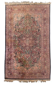 Kashmiri Silk Rug, 6' x 4' 5"