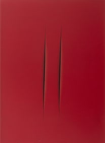 Taras Polataiko "Lucio Fontana..." Acrylic