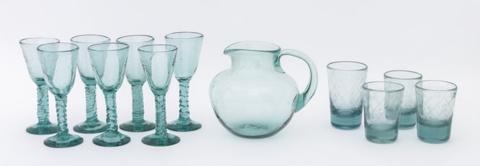 Venetian Murano Art Glass Tableware Articles, 12