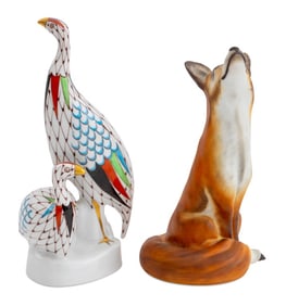 Hungarian Porcelain Animal Figurines, 2
