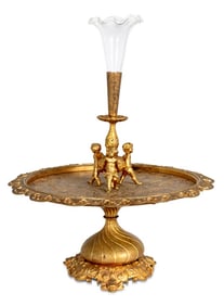 French Gilt Metal Centerpiece