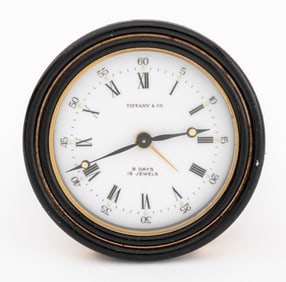 Tiffany & Co. 8 Day 15 Jewels Travel Alarm Clock