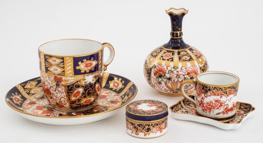 Royal Crown Derby "Imari" Porcelain Articles, 8