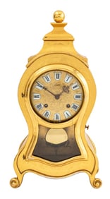 Louis XV Style Giltwood LeCastel Neuchatel Clock