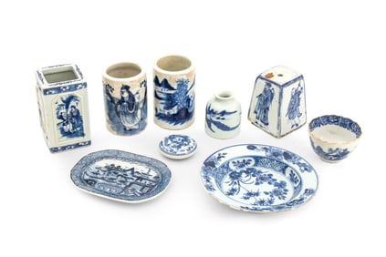 Chinese Blue and White Porcelain Articles, 9