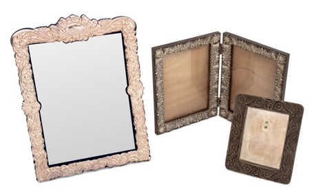 Victorian Silver Plate Picture Frames, 4