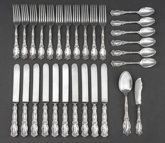 Simeon L. & Rogers Company Flatware, 29 Pcs.