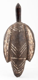 African Bobo Carved Wood Bird Headcrest Mask