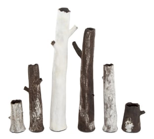 Contemporary Studio Pottery Branch Sculptures, 6