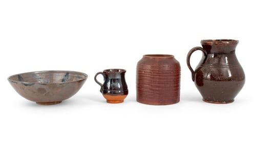 Modern Glazed Pottery Vessels, 4