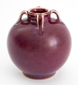 Brother Thomas Bezanson Attr. 4-Handled Bud Vase