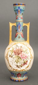 Royal Bonn Ceramic Double Handled Vase