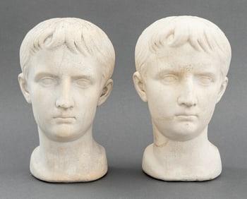 After Antonio Canova "Young Octavian" Busts, 2