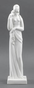 Geza De Vegh x Lamberton Art Deco Porcelain Woman