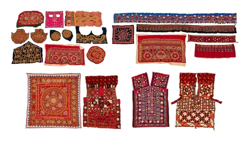 Banjara Indian Embroidered Shisha Textiles, 21
