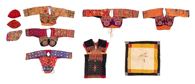 Banjara Indian Embroidered Silk Textiles, 10