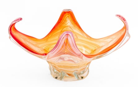Murano Art Glass "Splash" Centerpiece Bowl