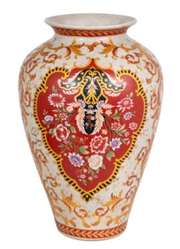 Japanese Aritaware Porcelain Baluster Vase