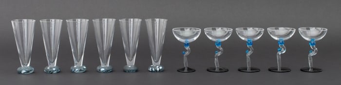 Sasaki and Ivan Baj Cordial Glasses, 11