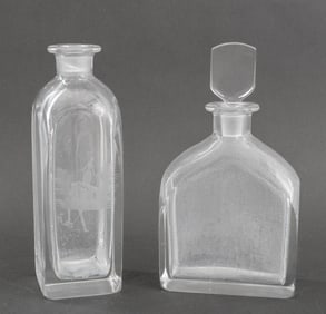 Orrefors Crystal Decanters, 2