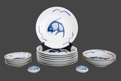 Chinese Blue & White Porcelain Articles, 17