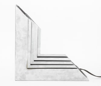 Postmodern Geometric Steel Wall Light