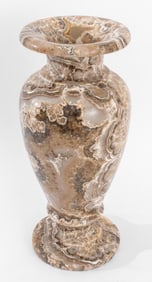 Modern Agate Footed Vase