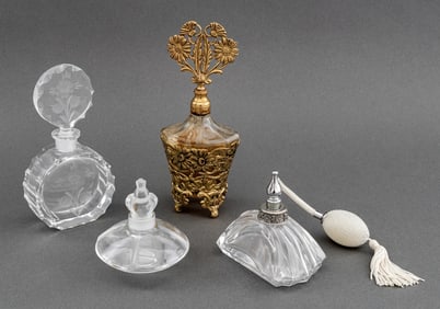 Art Glass Perfume Bottles, 4