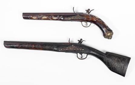 North African Flintlock Pistols, 2